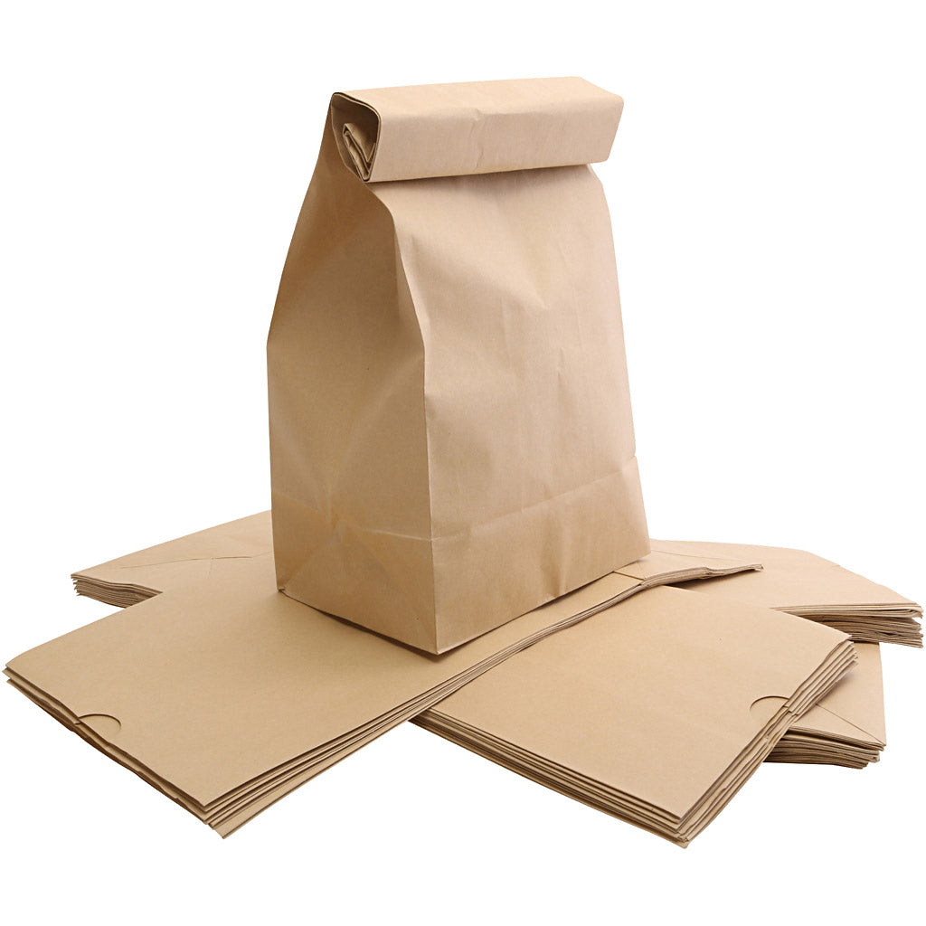 Creativ Square and Block Bottom Bags with Handles