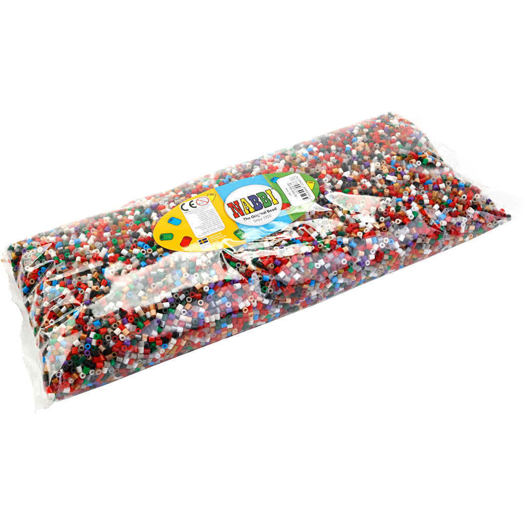 Nabbi Original Medium Fuse Beads Single Colour Packs - 5x5 mm, hole size 2.5 mm