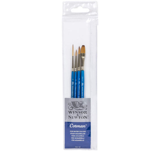 Winsor & Newton Cotman S/H 4 Brush Set