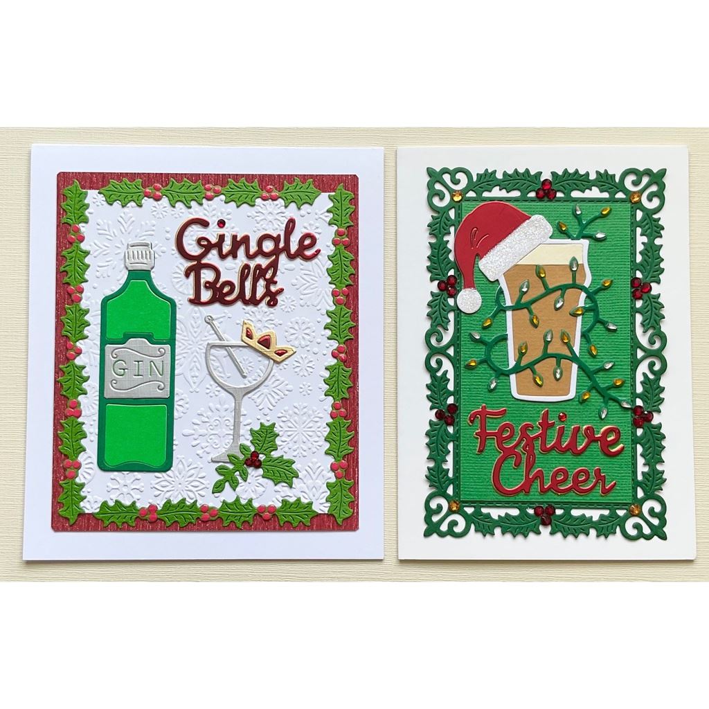 Gin-gle Bells Sweet Dixie Cutting Die