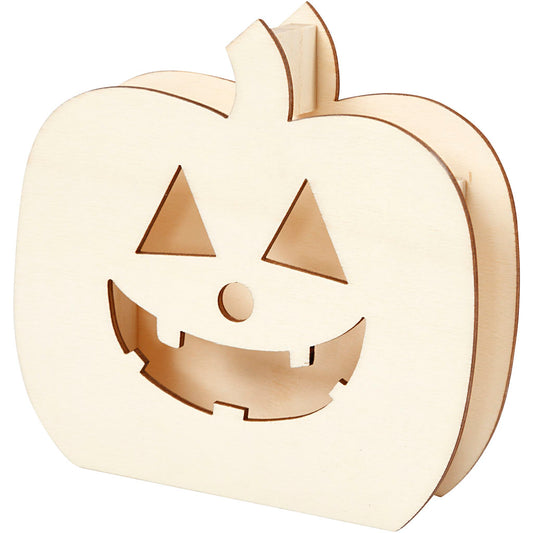 Skull, Pumpkin head, H: 13 cm, D. 3 cm, W: 13,5 cm, 1 pc