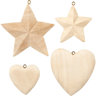 Hearts & Stars, 4 pc/ 1 pack
