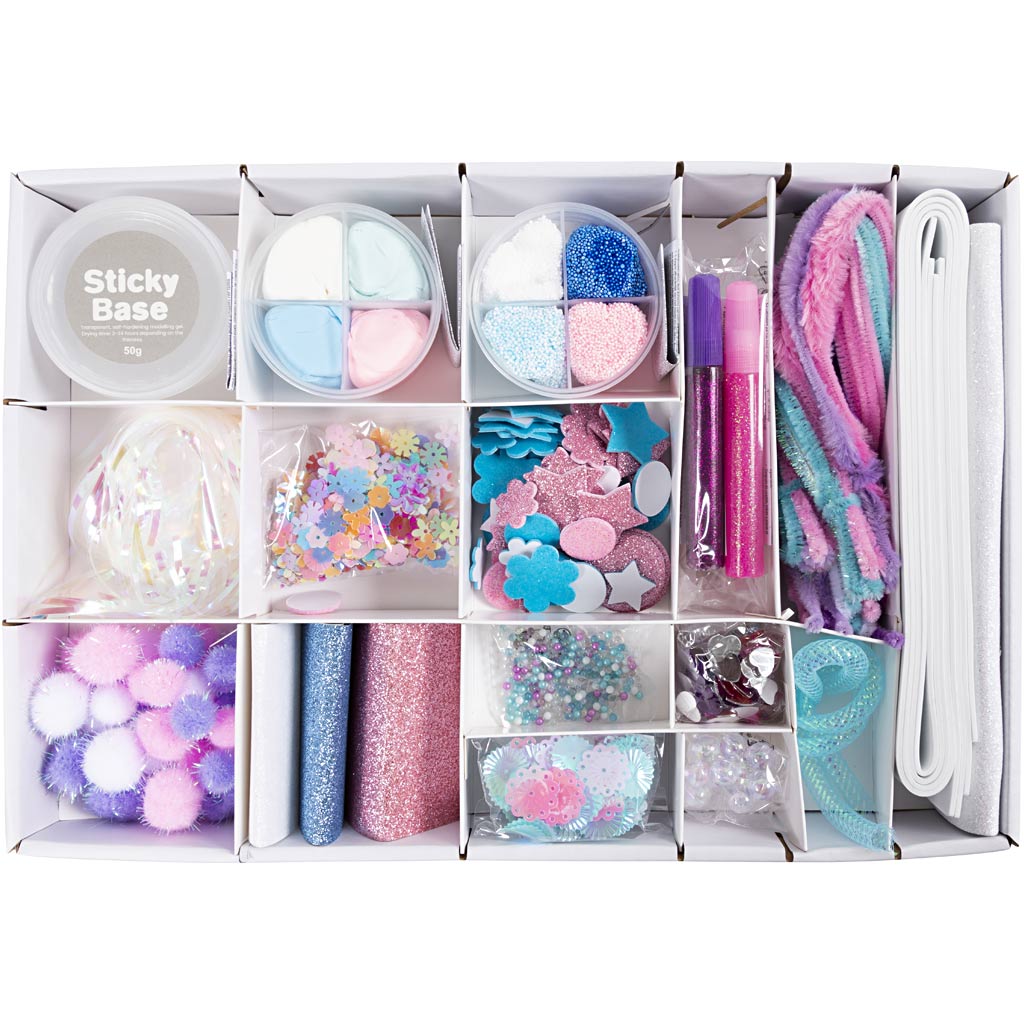Craft Mix, Sweeties, pastel colours, 1 pack