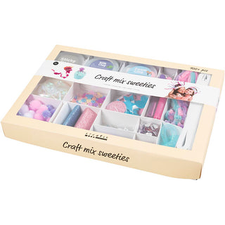 Craft Mix, Sweeties, pastel colours, 1 pack