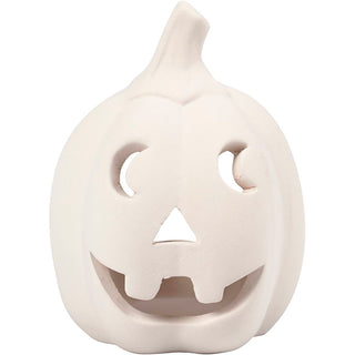Tea Light Candle Holder, H: 9,5 cm, dia. 6,5 cm, white, 12 pc/ 1 pack