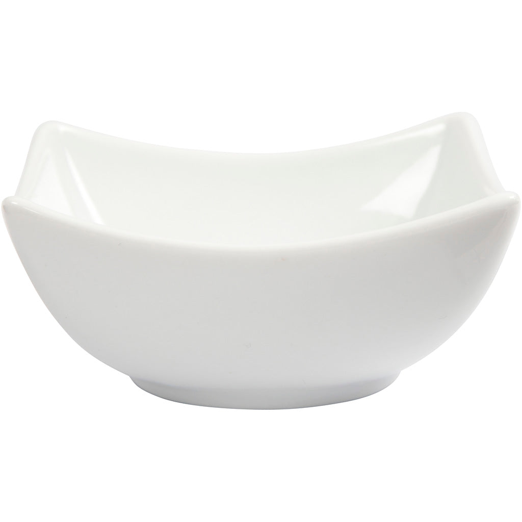 Bowl, H: 4,5 cm, dia. 10 cm, white, 2 pc/ 1 pack