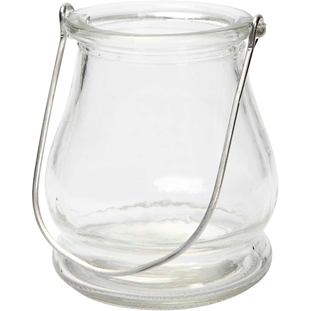 Lantern, H: 10 cm, dia. 9 cm, 12 pc/ 1 pack