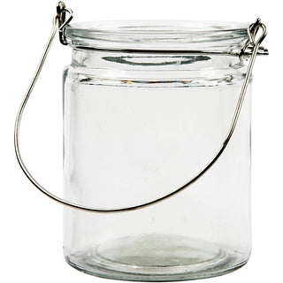 Lantern, H: 10 cm, dia. 7,6 cm, 2 pc/ 1 pack