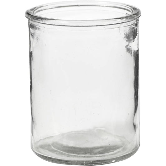Tea Light Candle Holder, H: 9,8 cm, dia. 8 cm, 6 pc/ 1 pack