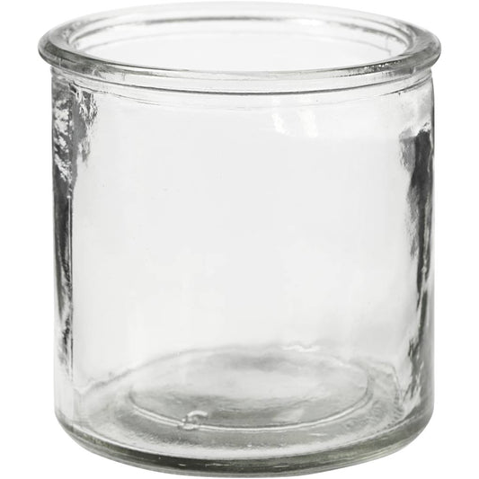 Tea Light Candle Holder, H: 7,8 cm, dia. 7,8 cm, 6 pc/ 1 pack
