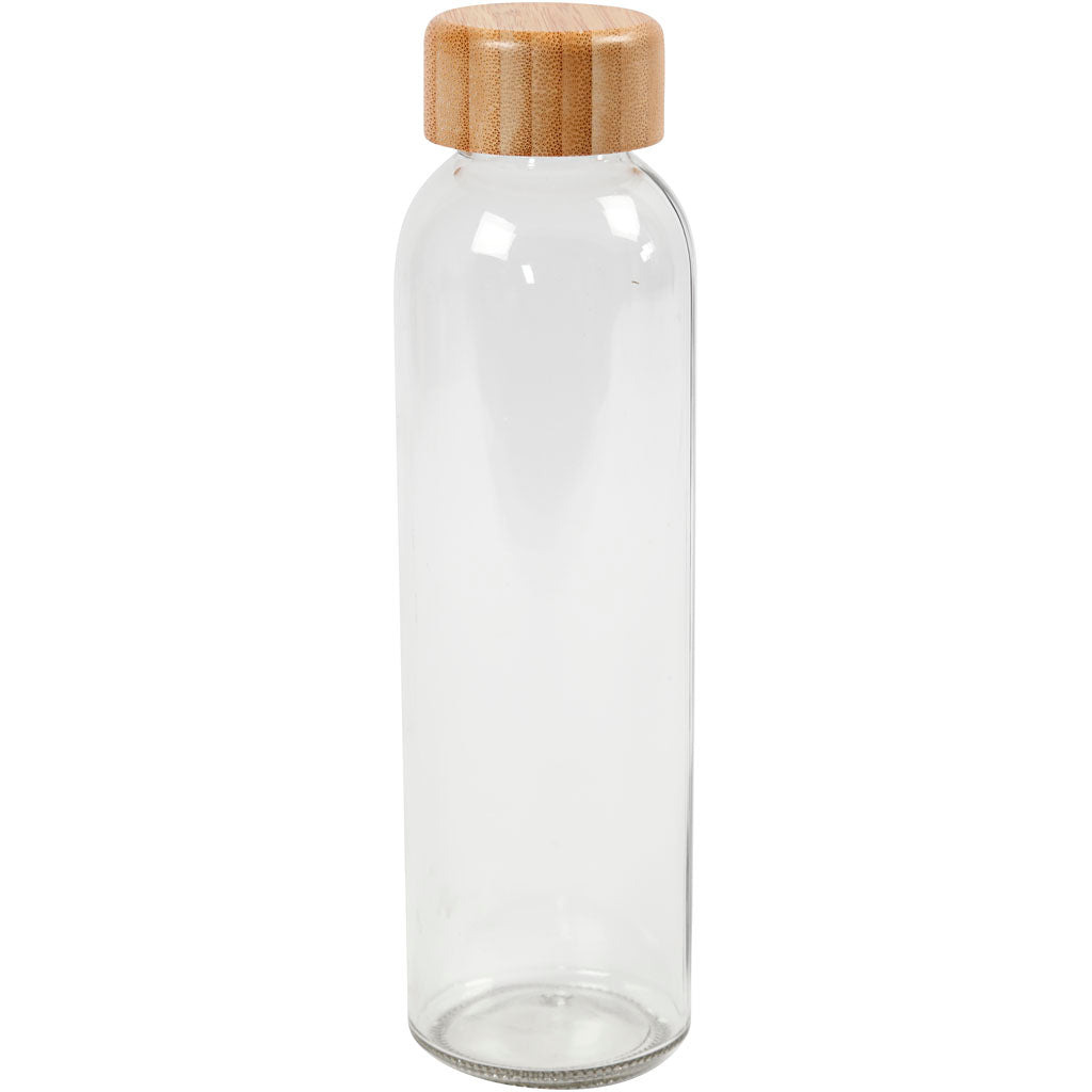 Water bottle, H: 22 cm, dia. 6,7 cm, 500 ml, 1 pc
