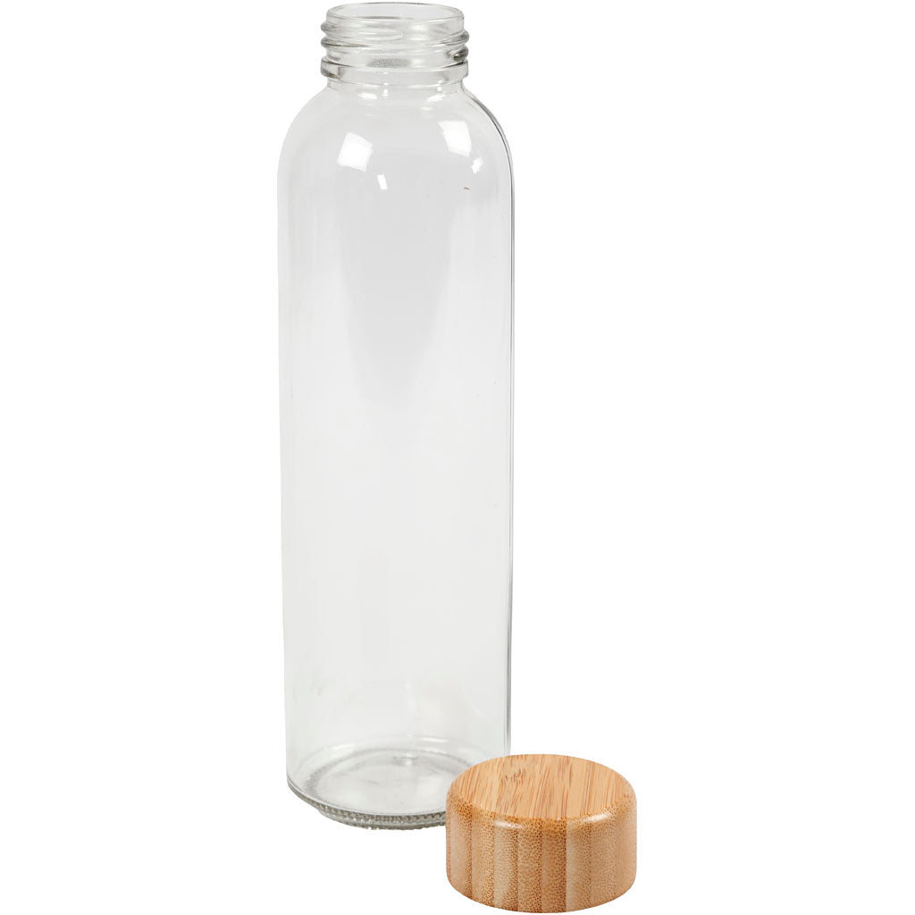 Water bottle, H: 22 cm, dia. 6,7 cm, 500 ml, 1 pc