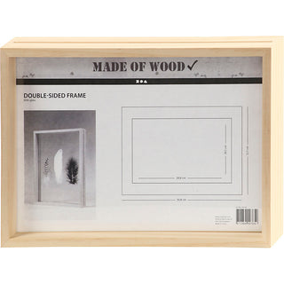 Double Frame, D. 4,5 cm, size 22,1x30,8 cm, 1 pc
