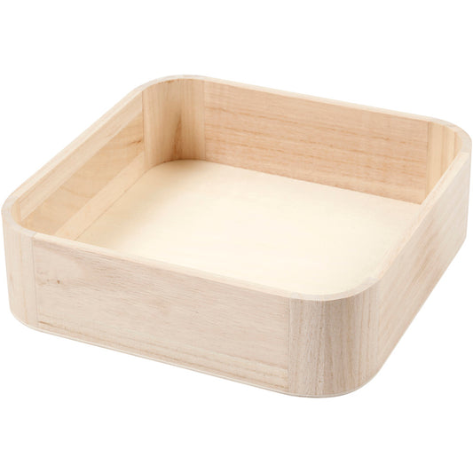 Trays, H: 7 cm, size 25x25 cm, 1 pc