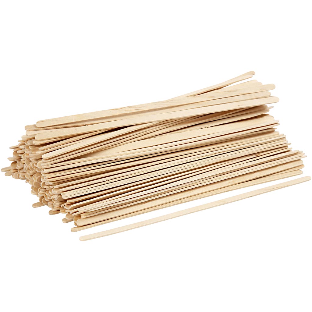 Ice lolly sticks, Natural - Various Sizes