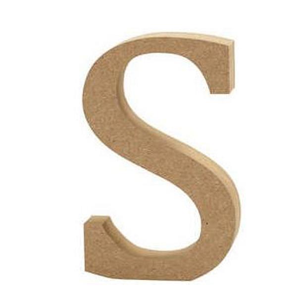 Create Crafts MDF Letter 13cm Letter/Numbers and Symbols