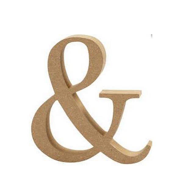 Create Crafts MDF Letter 13cm Letter/Numbers and Symbols