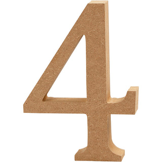 Wooden Numbers 13cm