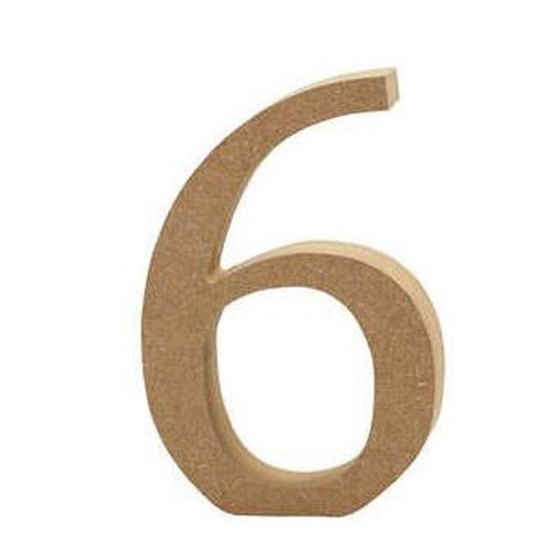 Create Crafts MDF Letter 13cm Letter/Numbers and Symbols