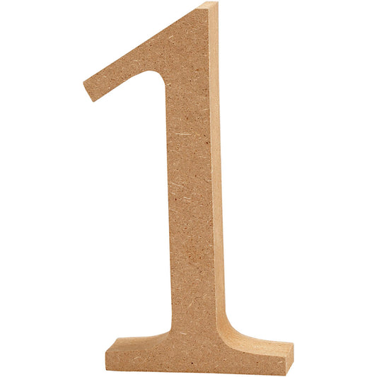 Wooden Numbers 8cm