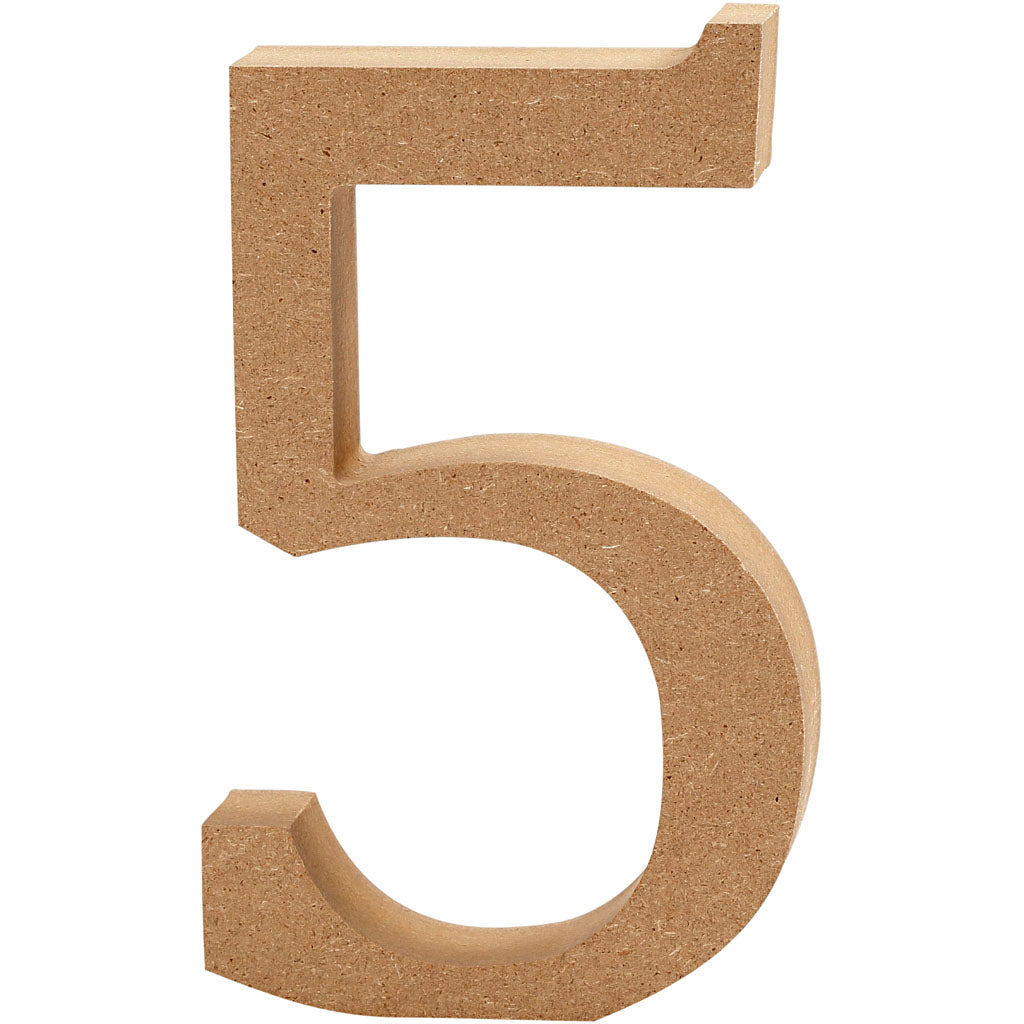 Wooden Numbers 8cm