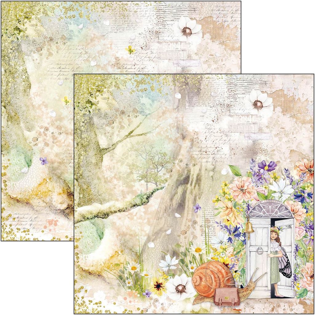 Ciao Bella Enchanted Land 8inc x 8inc Paper Pad