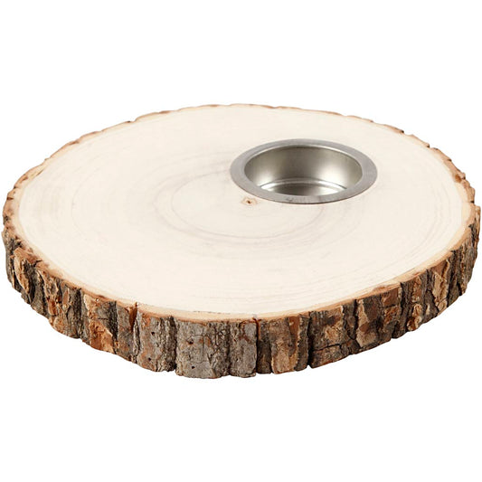 Tea Light Candle Holder, dia. 14-16 cm, thickness 19 mm, 1 pc