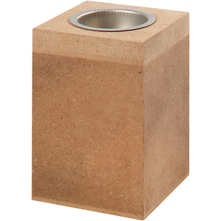 Tea Light Candle Holder, H: 10 cm, size 7x7 cm, 1 pc