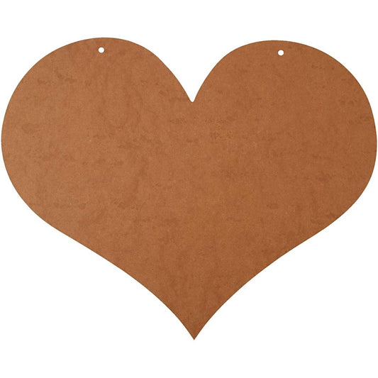Heart, size 50x40 cm, thickness 5 mm, 1 pc