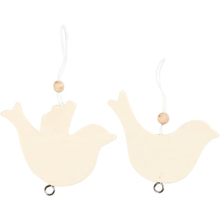 Dove Of Peace, size 7,5x9,5 cm, thickness 4 mm, 10 pc/ 1 pack