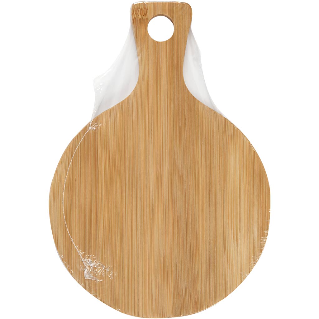 Cutting Board, H: 0,9 cm, L: 24 cm, dia. 17 cm, 1 pc