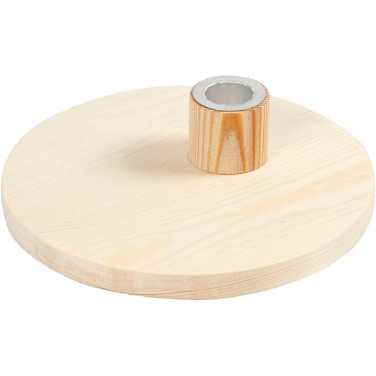 Candle Light Holder, H: 4 cm, dia. 16 cm, 1 pc