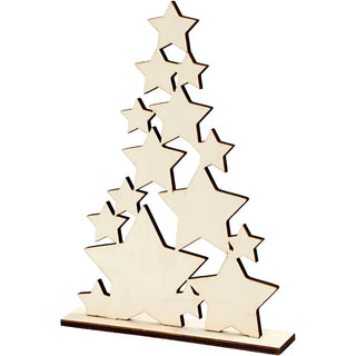 Christmas Tree, H: 29,8 cm, D. 4 cm, W: 21,5 cm, 1 pc