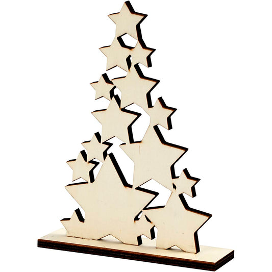 Christmas Tree, H: 19,6 cm, D. 4 cm, W: 14,7 cm, 1 pc