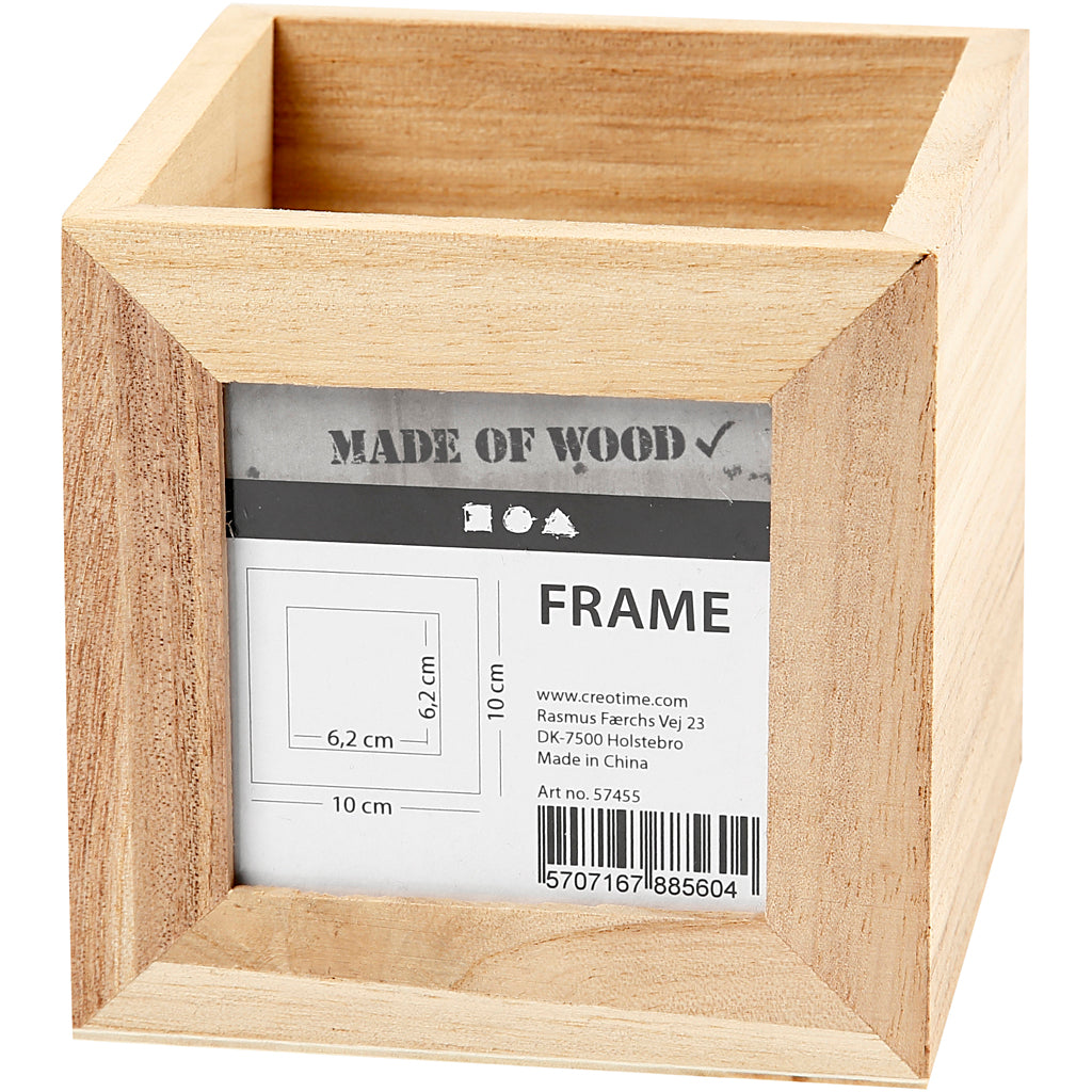 Pencil Holder, size 10x10x10 cm, hole size 6,2x6,2 cm, 1 pc