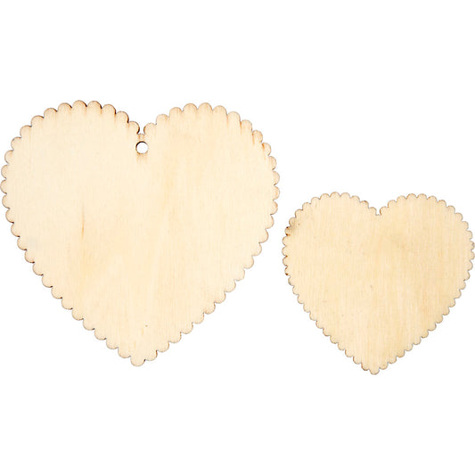 Hearts, size 5,1x5,1 cm, 12 pc/ 1 pack