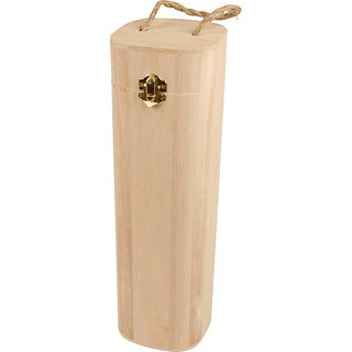 Wine Box with string, H: 34 cm, size 10x10 cm, 1 pc