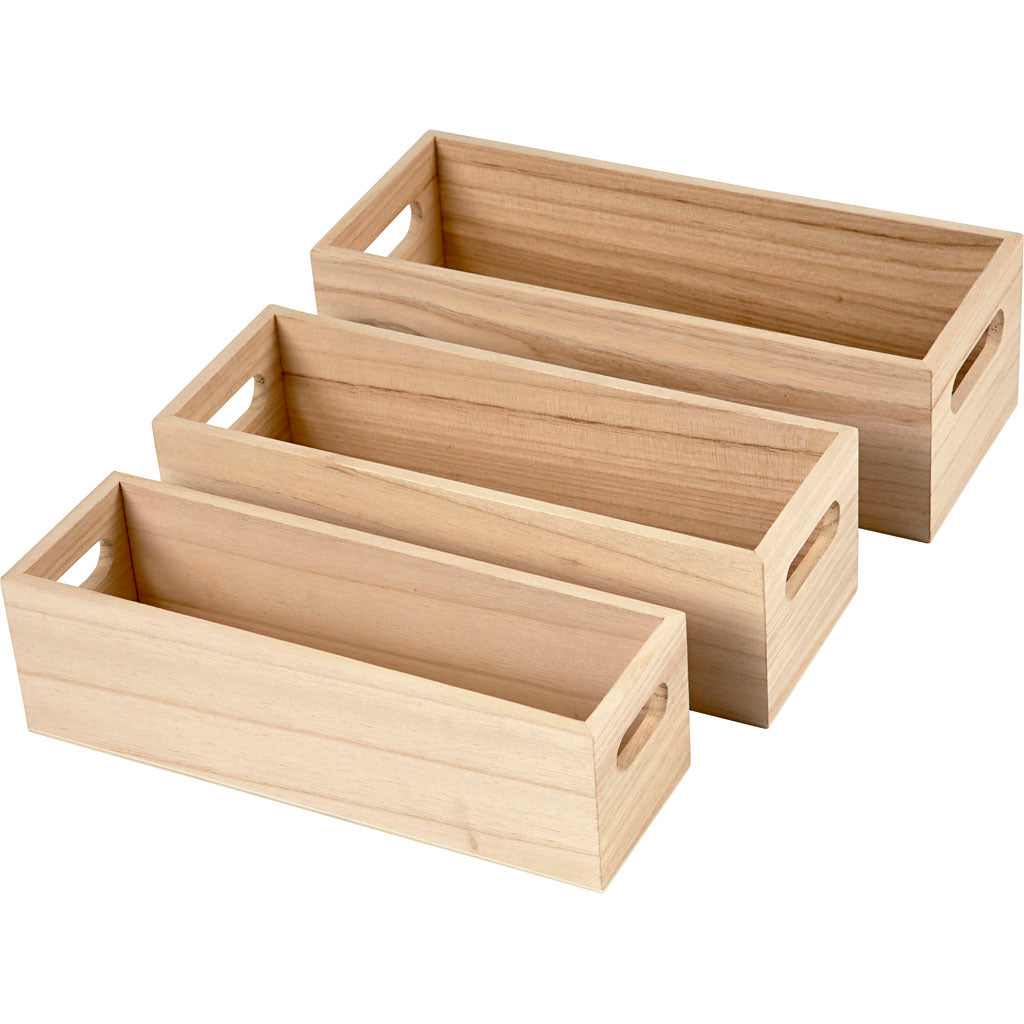 Wooden Storage Boxes