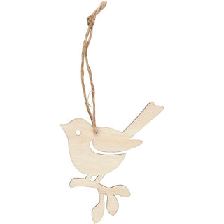 Bird, H: 9 cm, W: 6,5 cm, 5 pc/ 1 pack