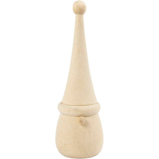 Scandinavian Santa Gnome, H: 16 cm, dia. 6 cm, 1 pc