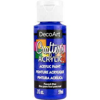 DecoArt Peacock Blue Crafters Acrylic 2oz