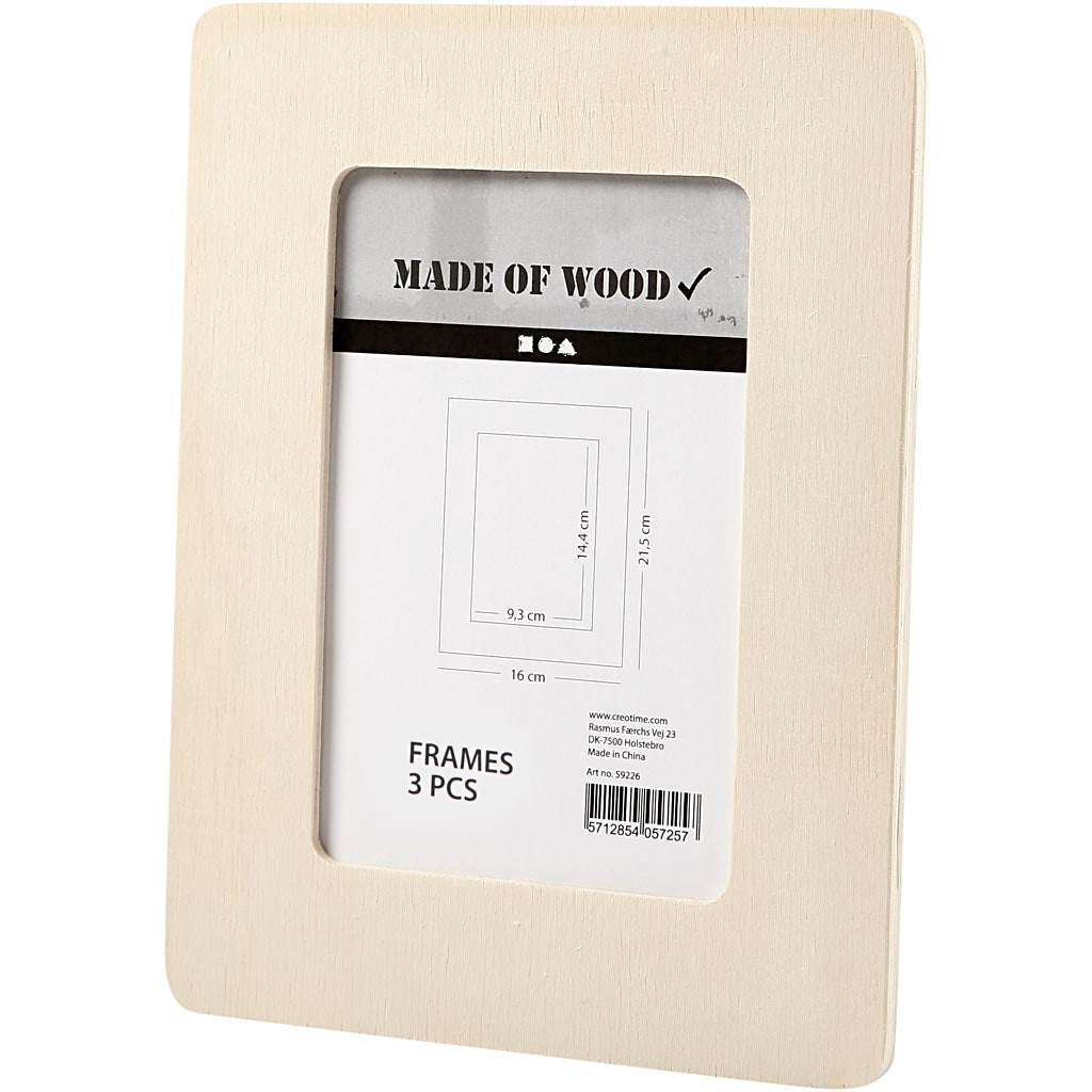 Frame, size 16x21,5x0,8 cm, 3 pc/ 1 pack