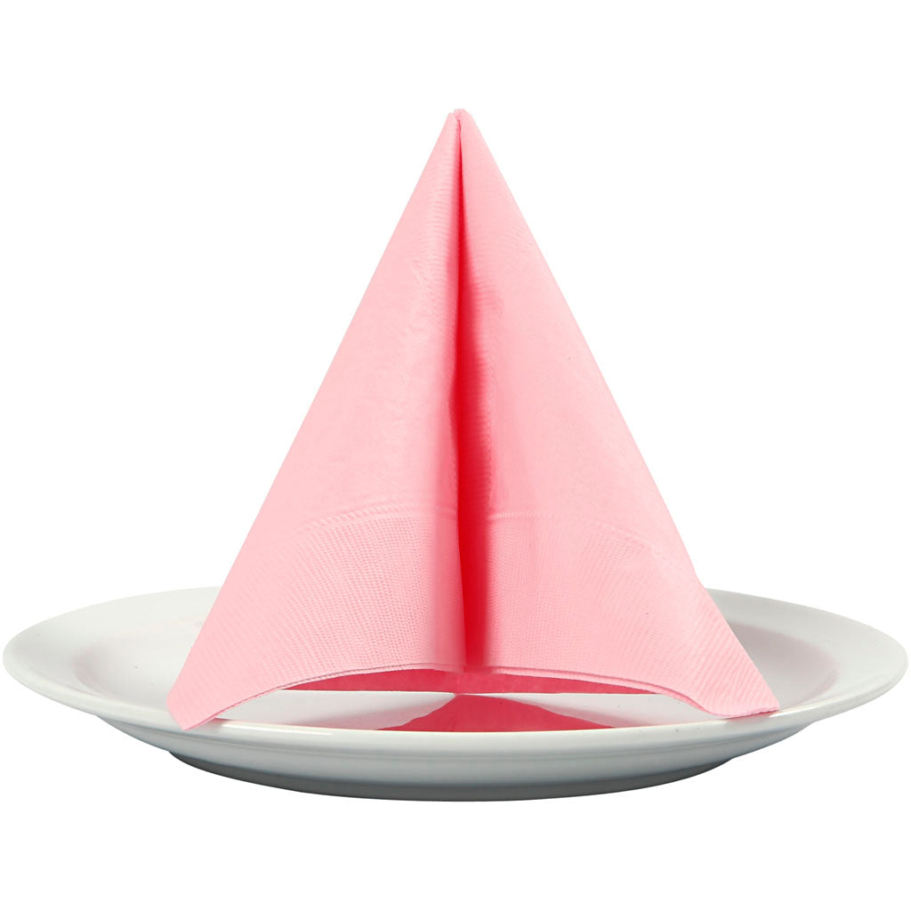 Creativ Table Napkins Solid Colour 3-ply