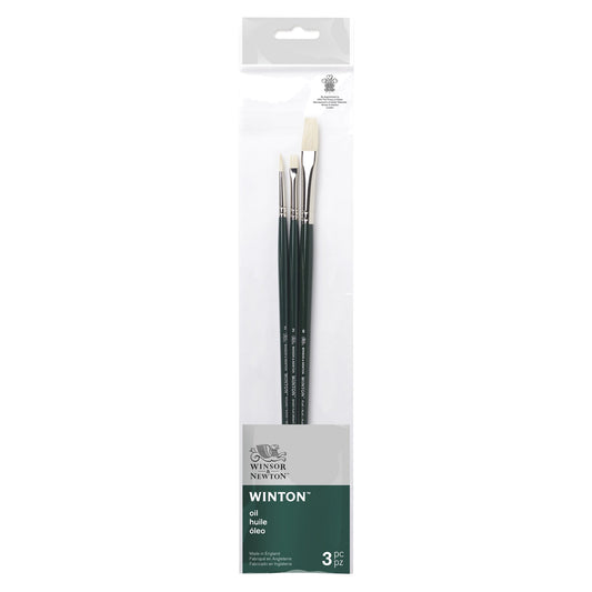 Winsor & Newton Winton Brush Long Handle V2 - Set of 3