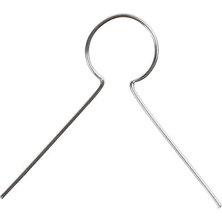 Hanging Ornaments, L: 22 mm, hole size 8 mm, silver-plated, 50 pc/ 1 pack