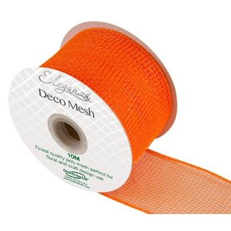 Deco Mesh Orange No.04 -  63mmx10m