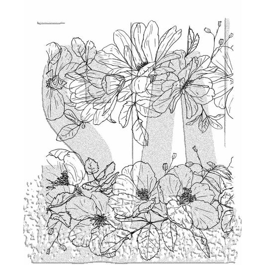 Floral Trims - Tim Holtz Stamp