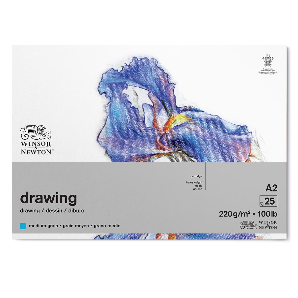 Winsor and Newton Medium Grain Cartridge Pad Gummed