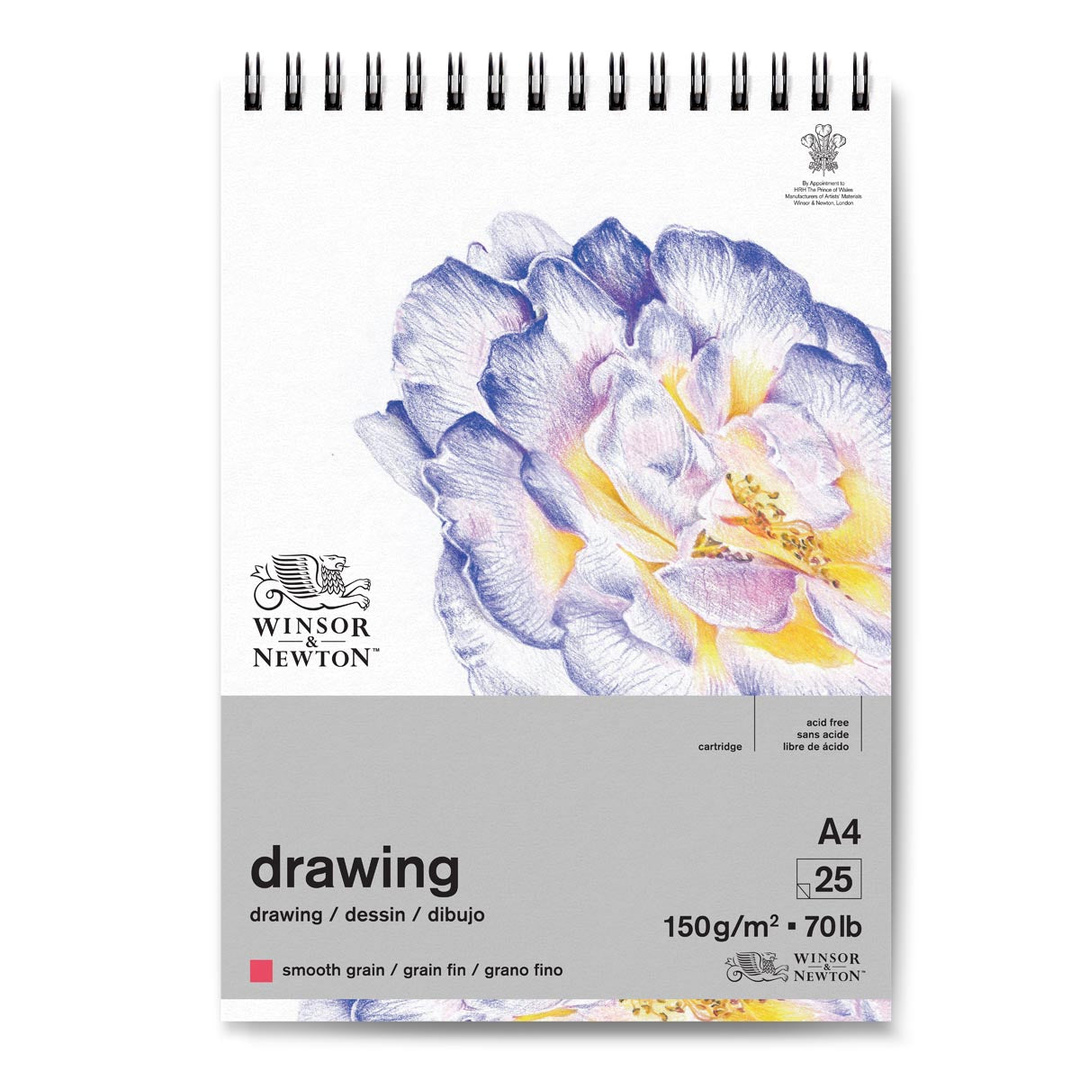 Winsor and Newton Smooth Grain Cartridge Pad Spiral