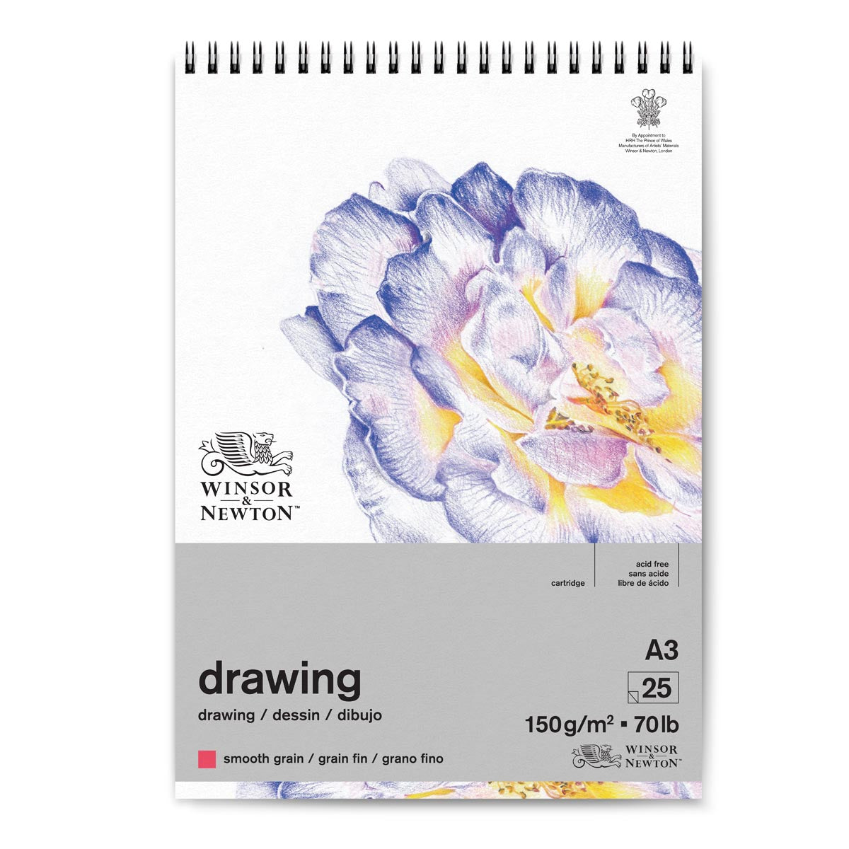 Winsor and Newton Smooth Grain Cartridge Pad Spiral